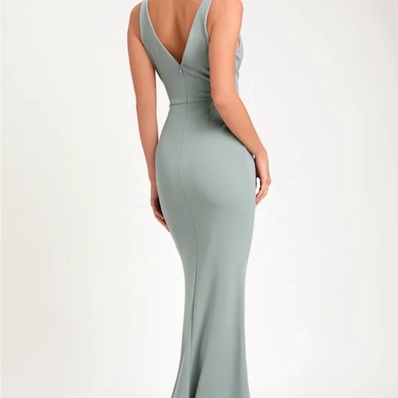 Lulus Dresses & Skirts - Elegant Sleeveless Blue Green Dress